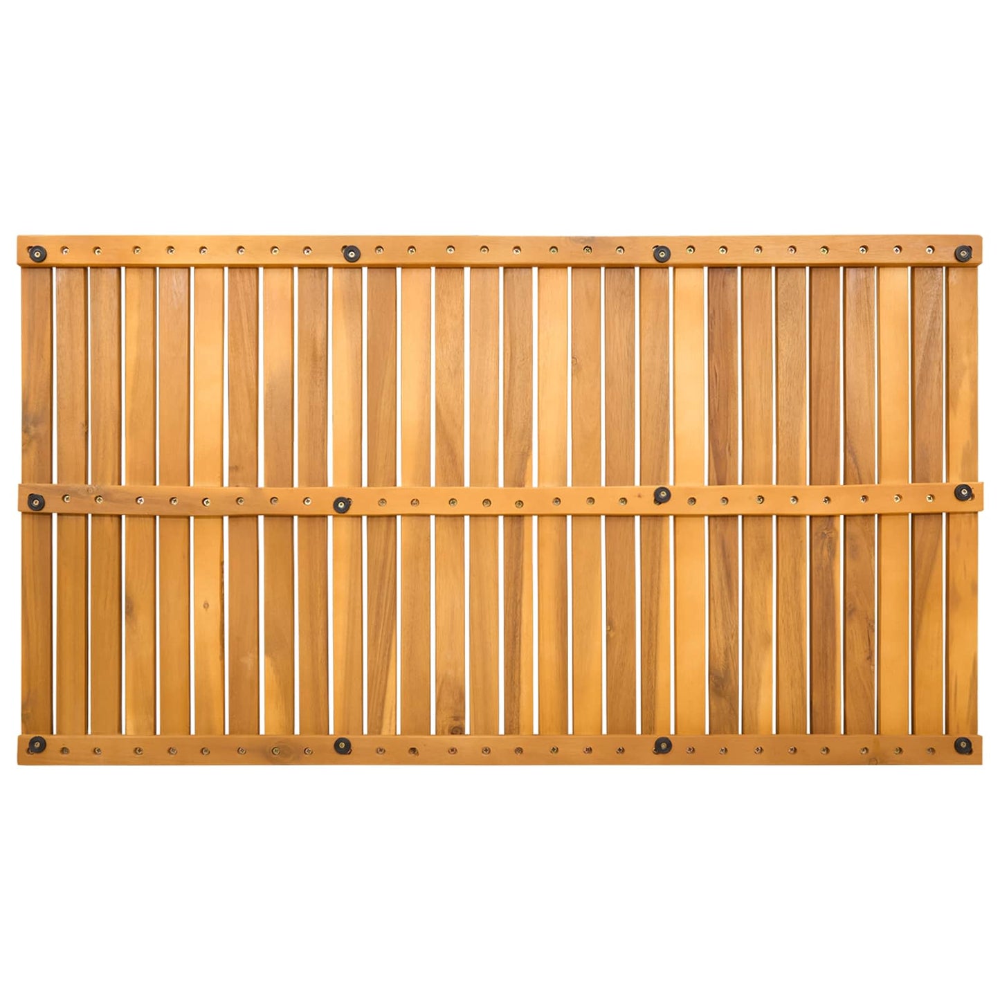 Badmat Effen Bruin 100 x 55 cm Hout