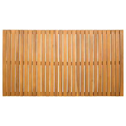 Badmat Effen Bruin 100 x 55 cm Hout