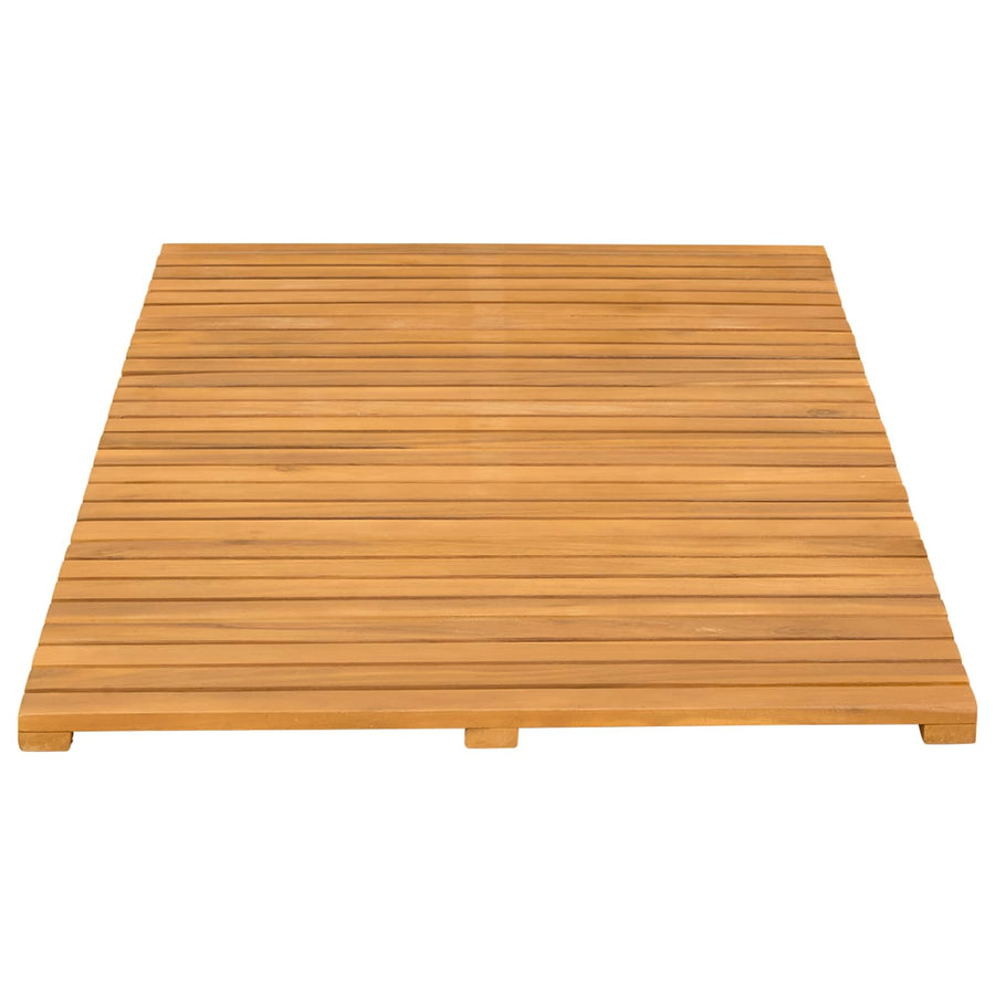 Badmat Effen Bruin 100 x 55 cm Hout
