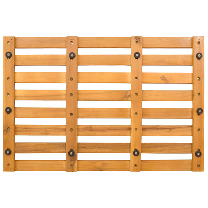 Badmat Effen Bruin 100 x 53 cm Hout