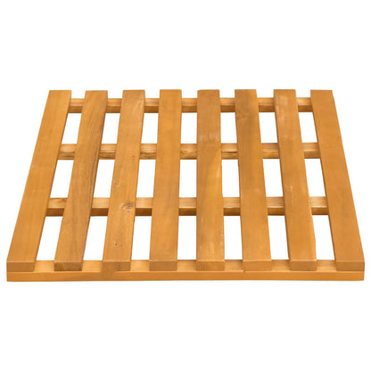 Badmat Effen Bruin 100 x 53 cm Hout