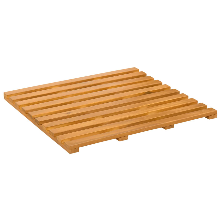 Badmat Effen Bruin 100 x 53 cm Hout