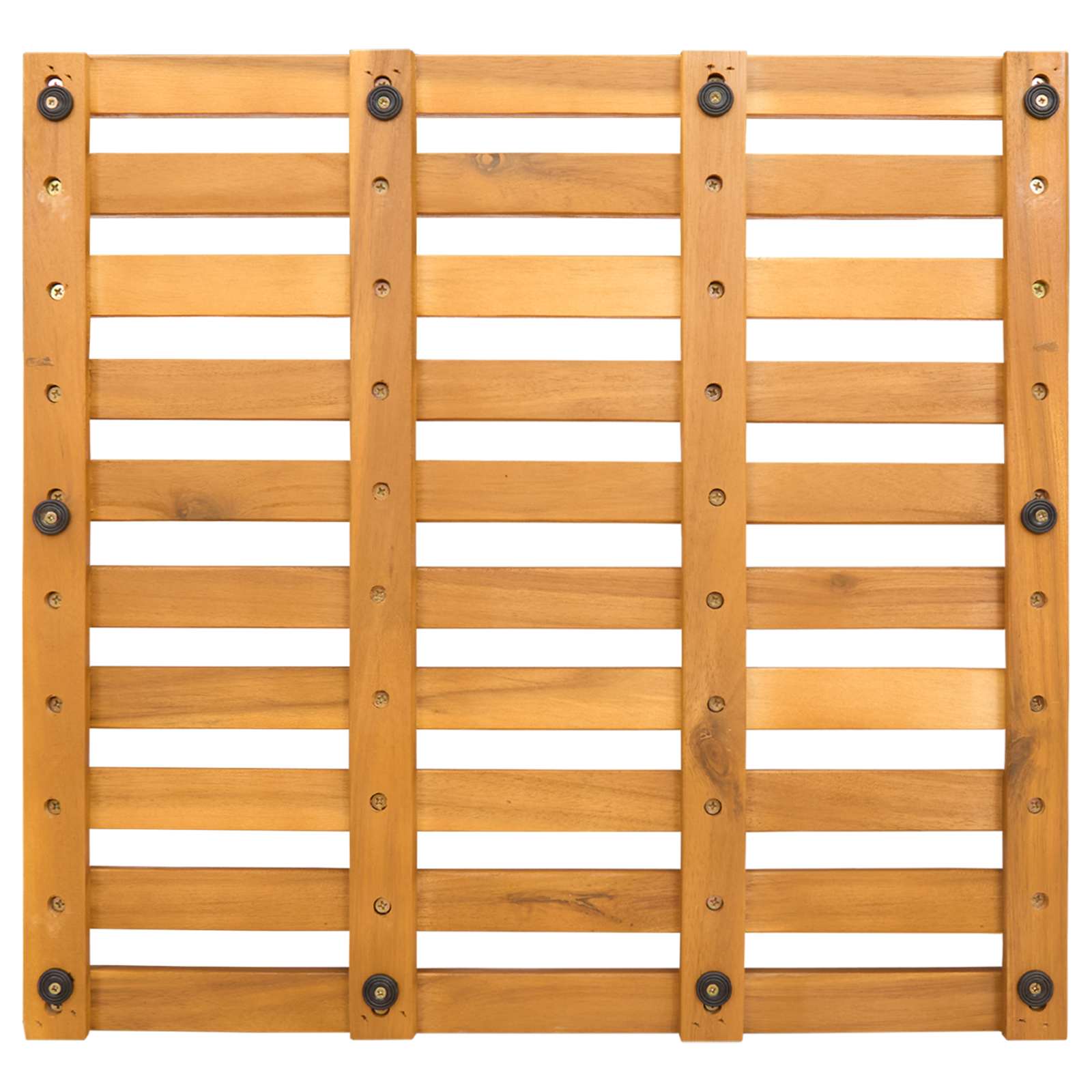 Badmat Effen Bruin 100 x 53 cm Hout