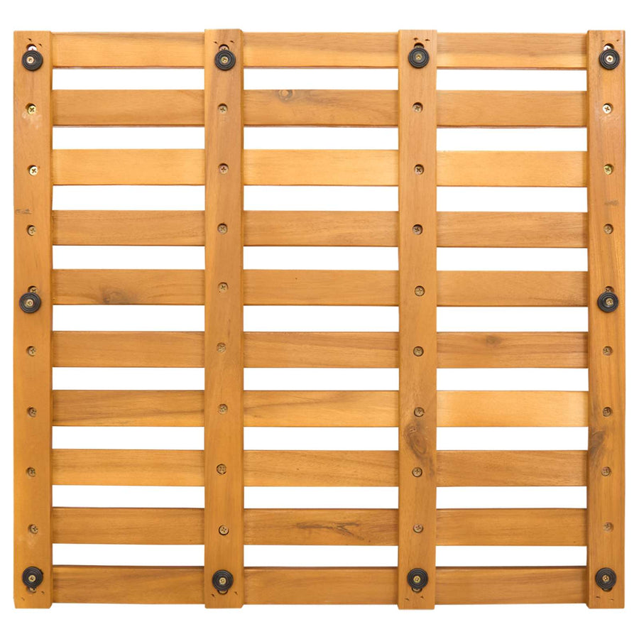 Badmat Effen Bruin 100 x 53 cm Hout