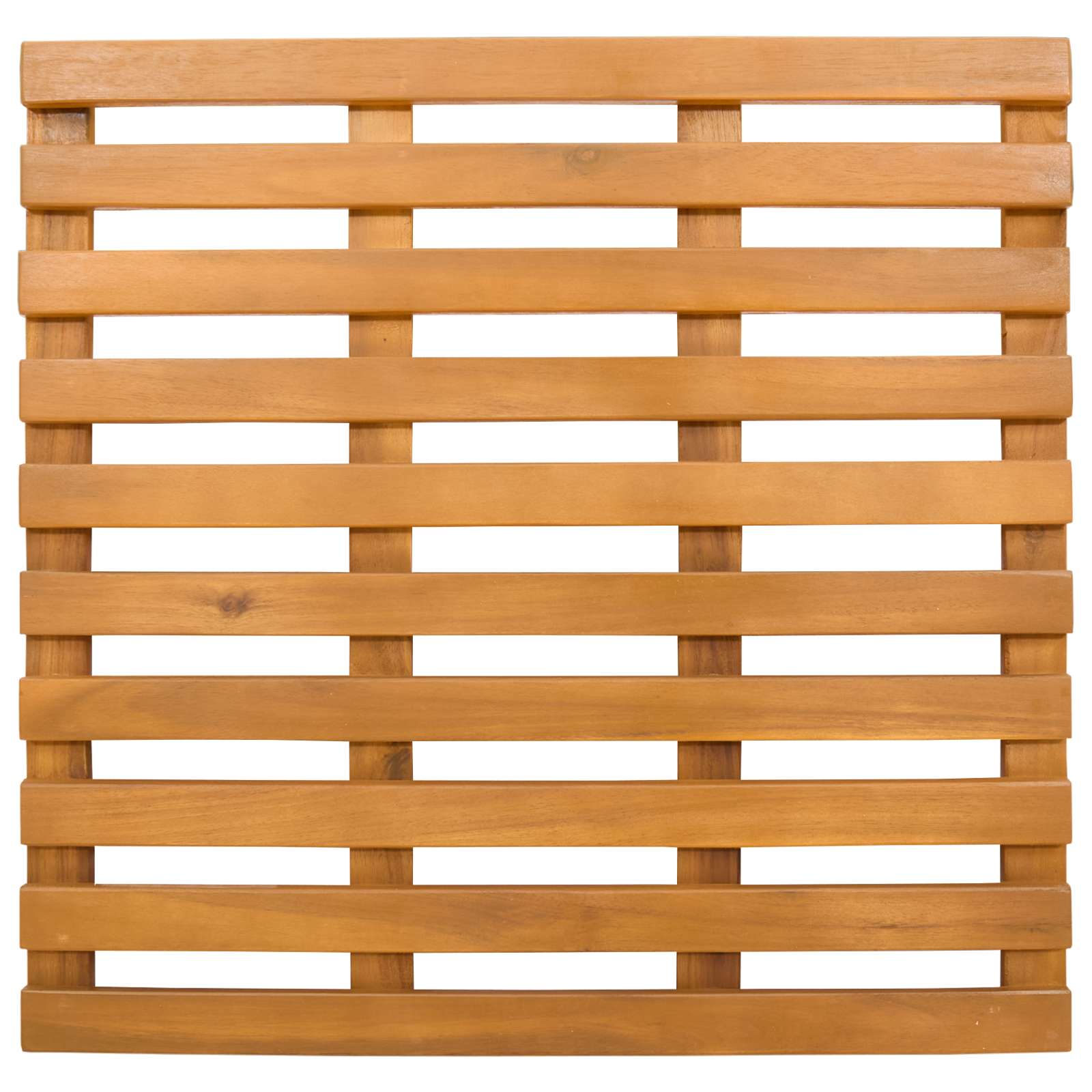 Badmat Effen Bruin 100 x 53 cm Hout