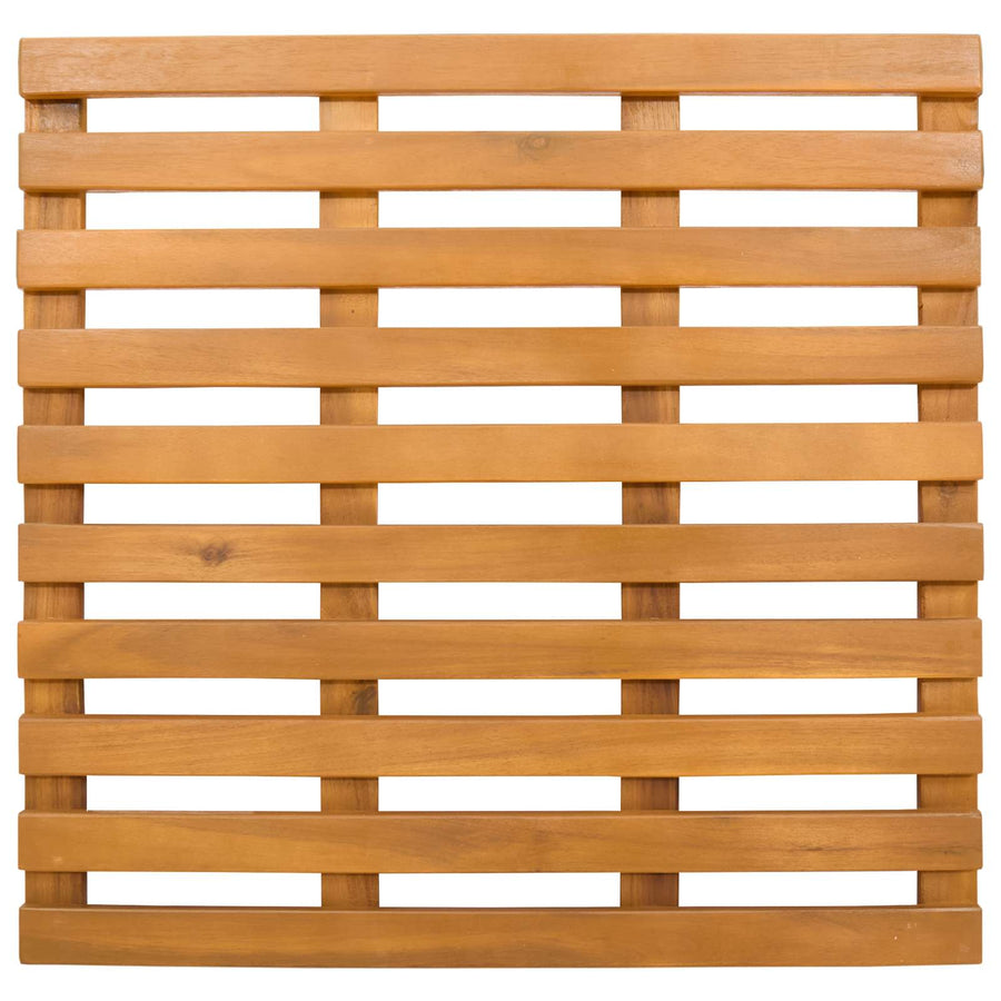 Badmat Effen Bruin 100 x 53 cm Hout