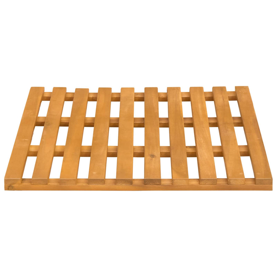 Badmat Effen Bruin 100 x 53 cm Hout