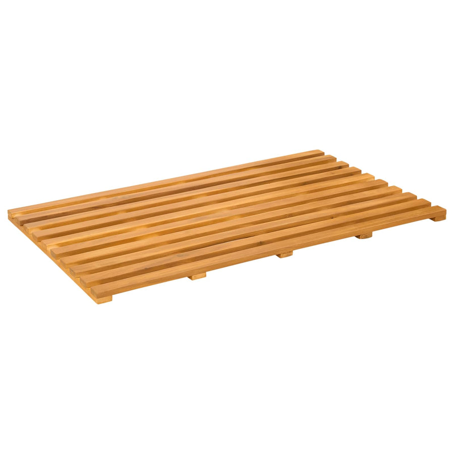 Badmat Effen Bruin 100 x 53 cm Hout