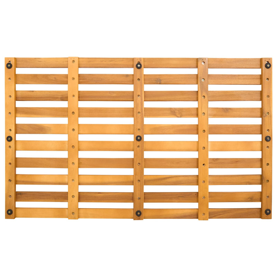 Badmat Effen Bruin 100 x 53 cm Hout