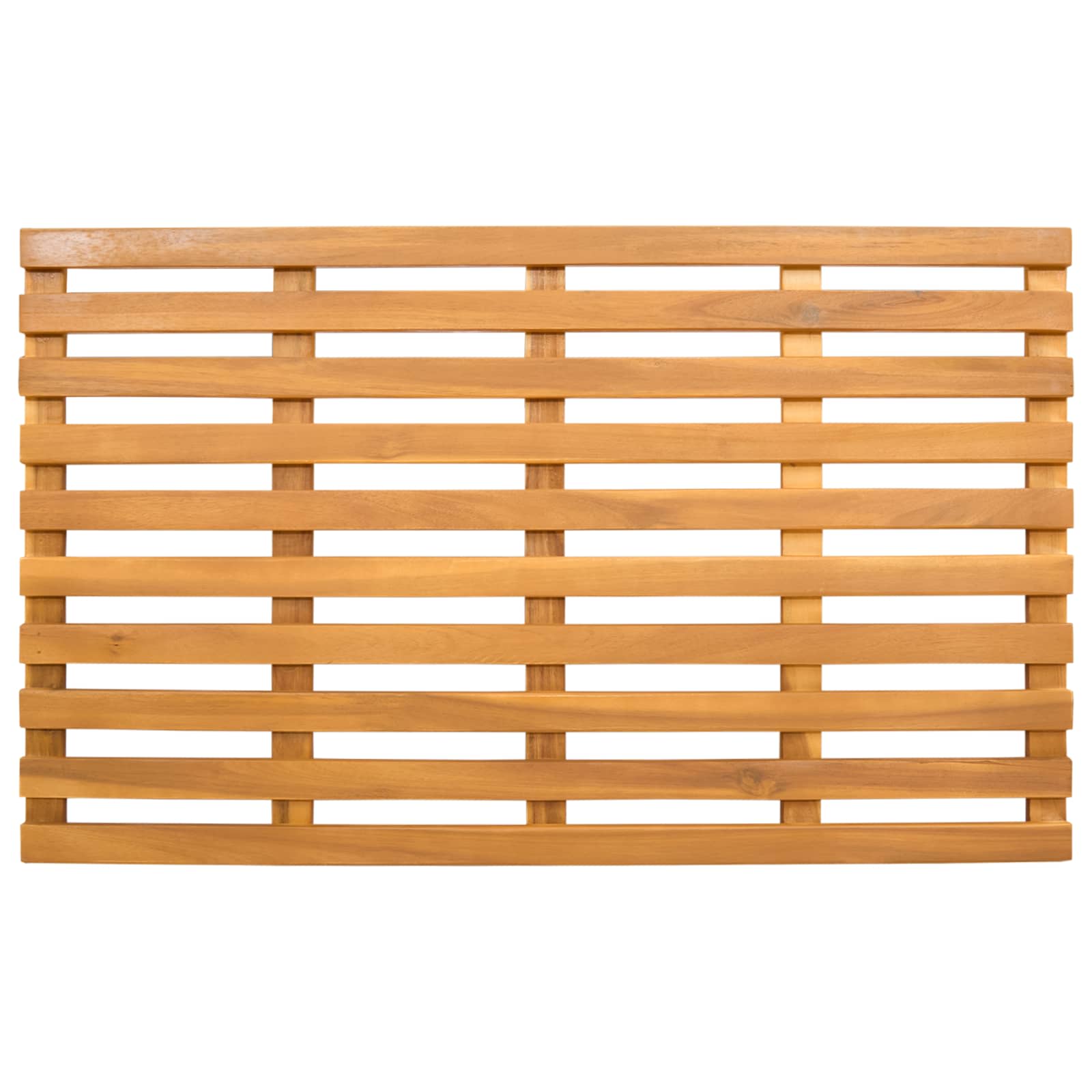 Badmat Effen Bruin 100 x 53 cm Hout