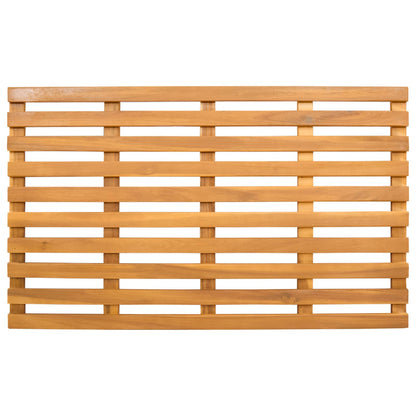 Badmat Effen Bruin 100 x 53 cm Hout