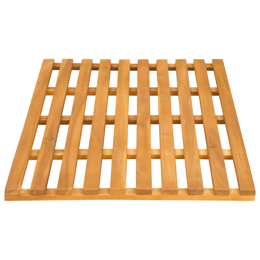 Badmat Effen Bruin 100 x 53 cm Hout