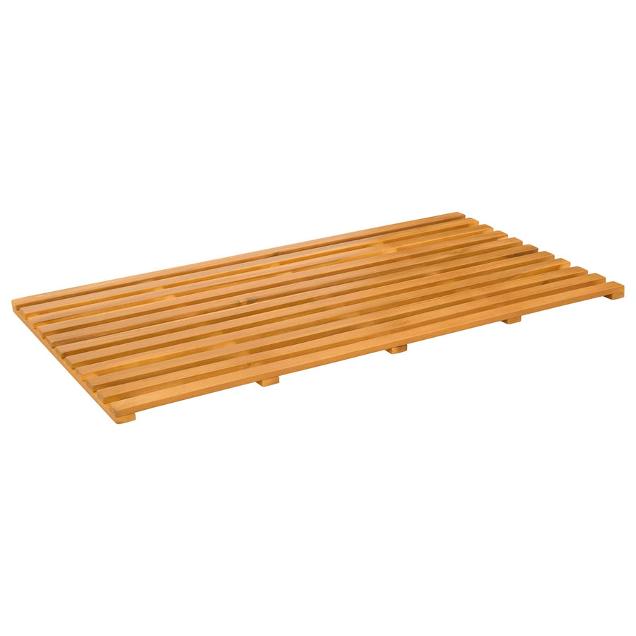 Badmat Effen Bruin 100 x 53 cm Hout