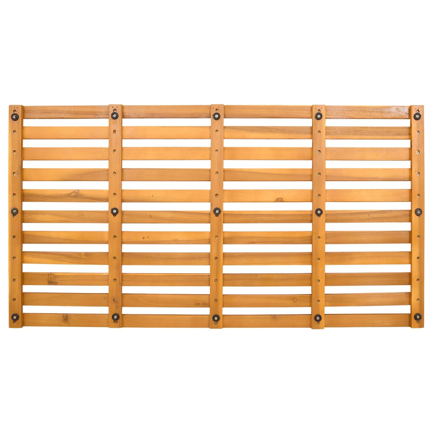 Badmat Effen Bruin 100 x 53 cm Hout