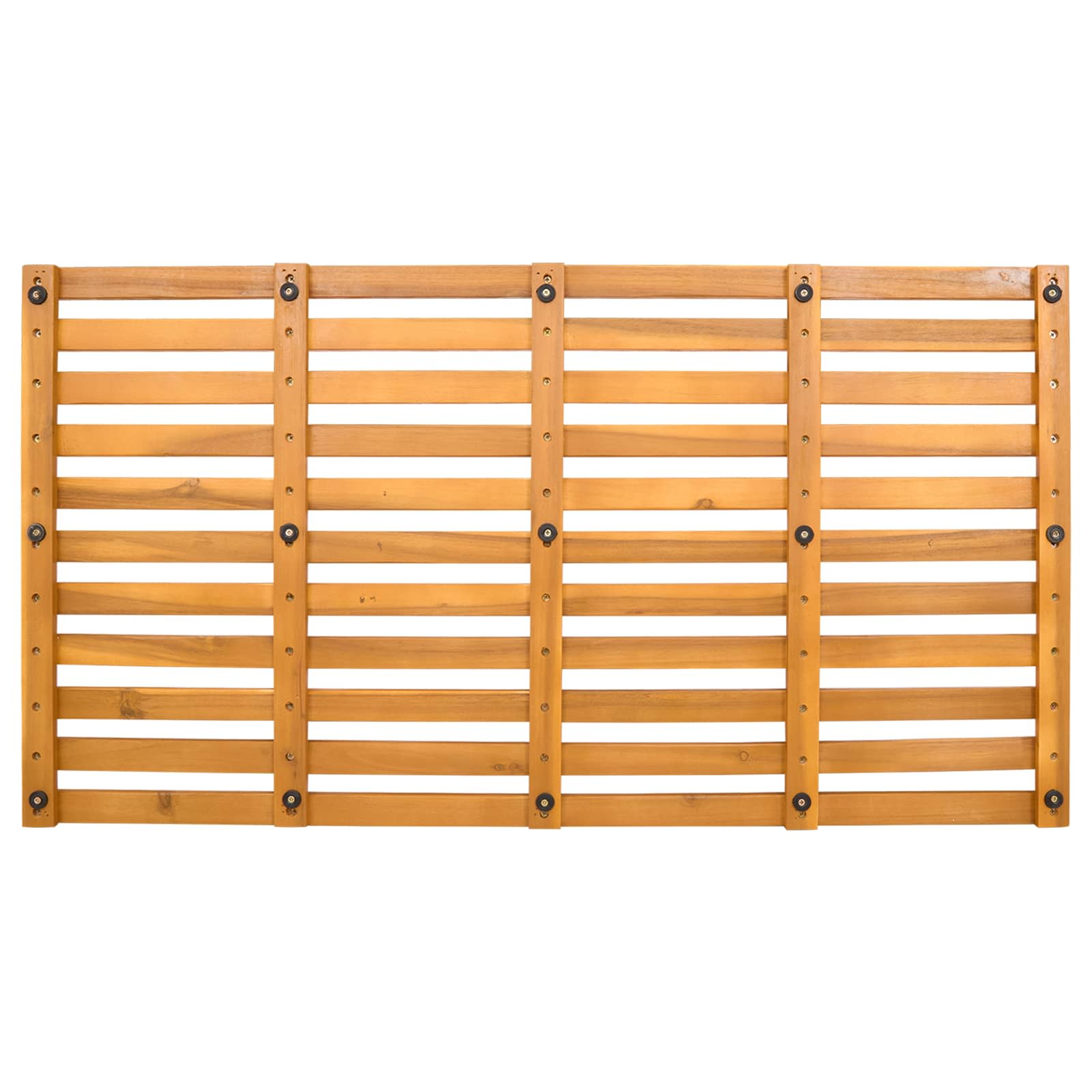Badmat Effen Bruin 100 x 53 cm Hout