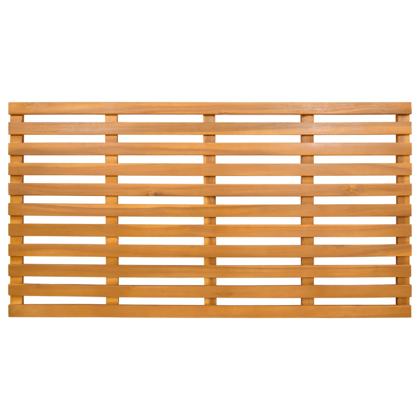 Badmat Effen Bruin 100 x 53 cm Hout