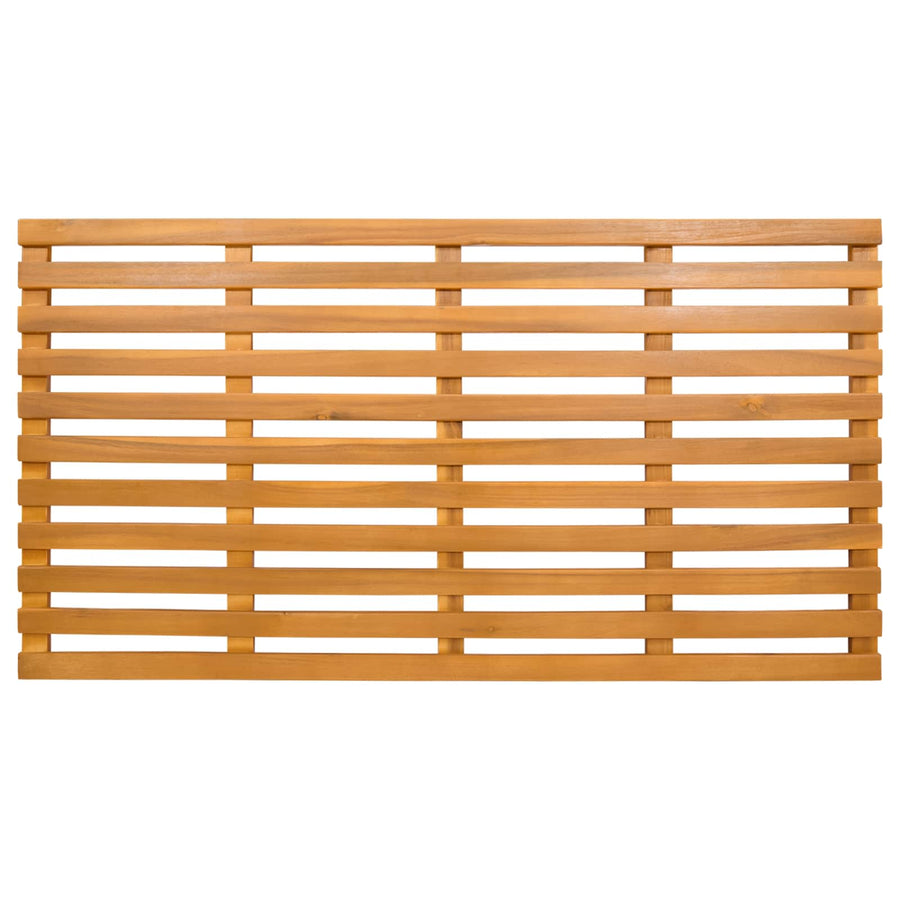 Badmat Effen Bruin 100 x 53 cm Hout