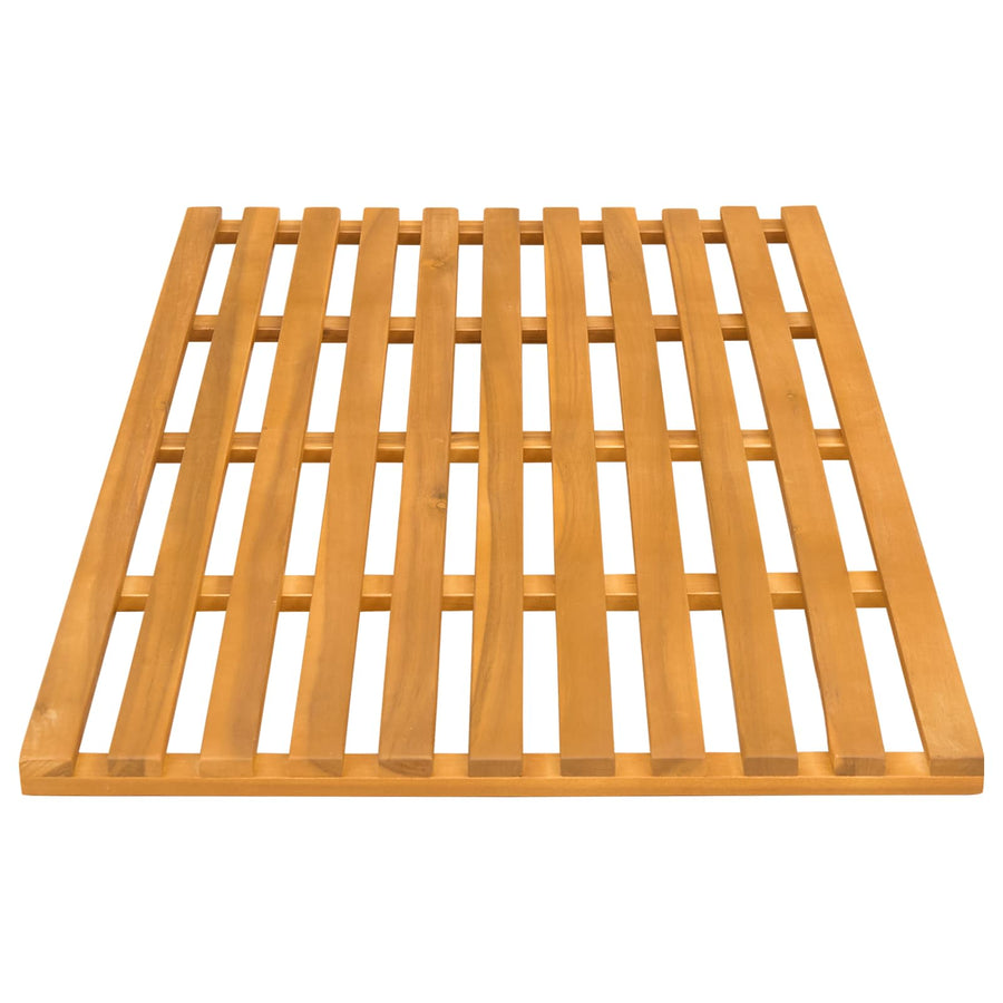 Badmat Effen Bruin 100 x 53 cm Hout