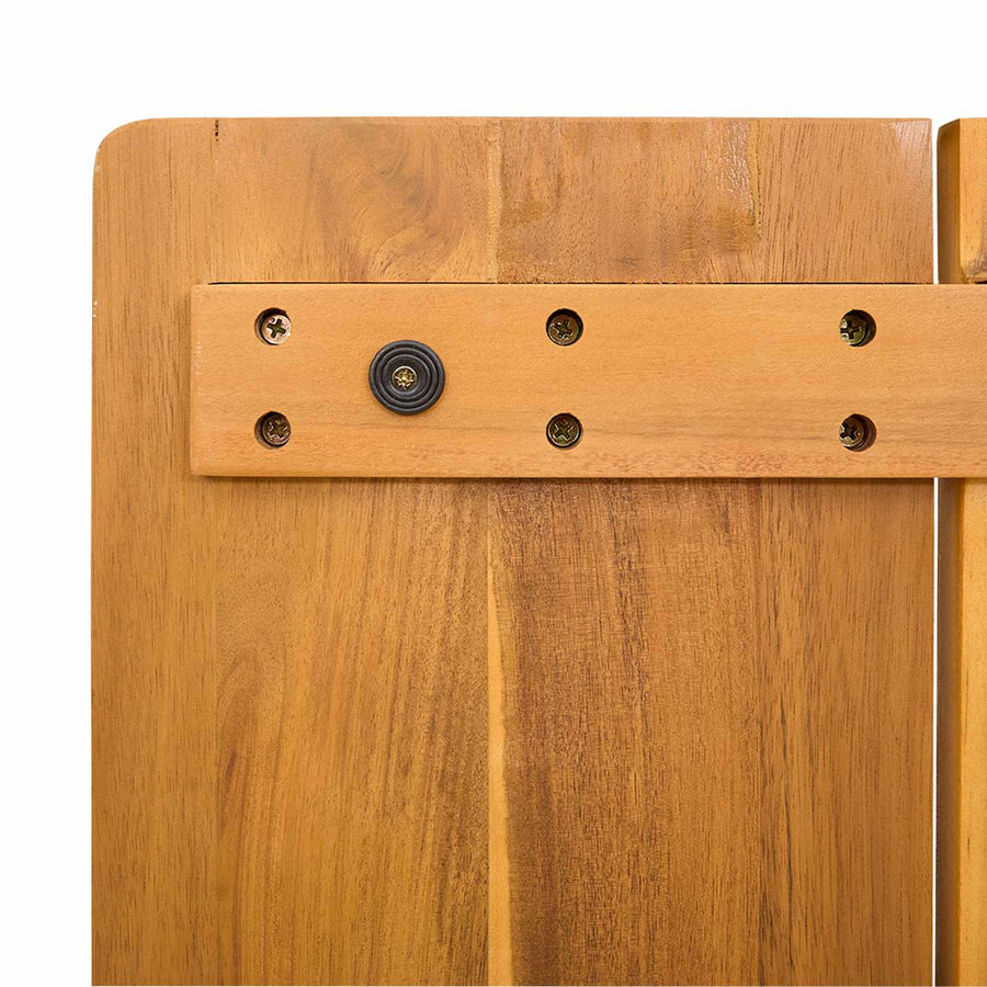 Badmat Effen Bruin 59 x 40 cm Hout