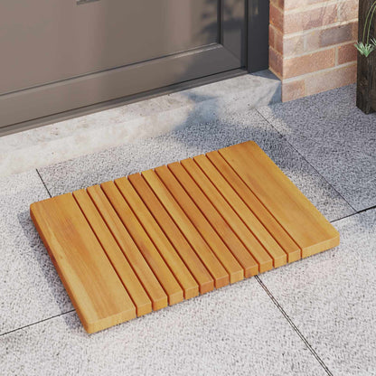 Badmat Effen Bruin 59 x 40 cm Hout