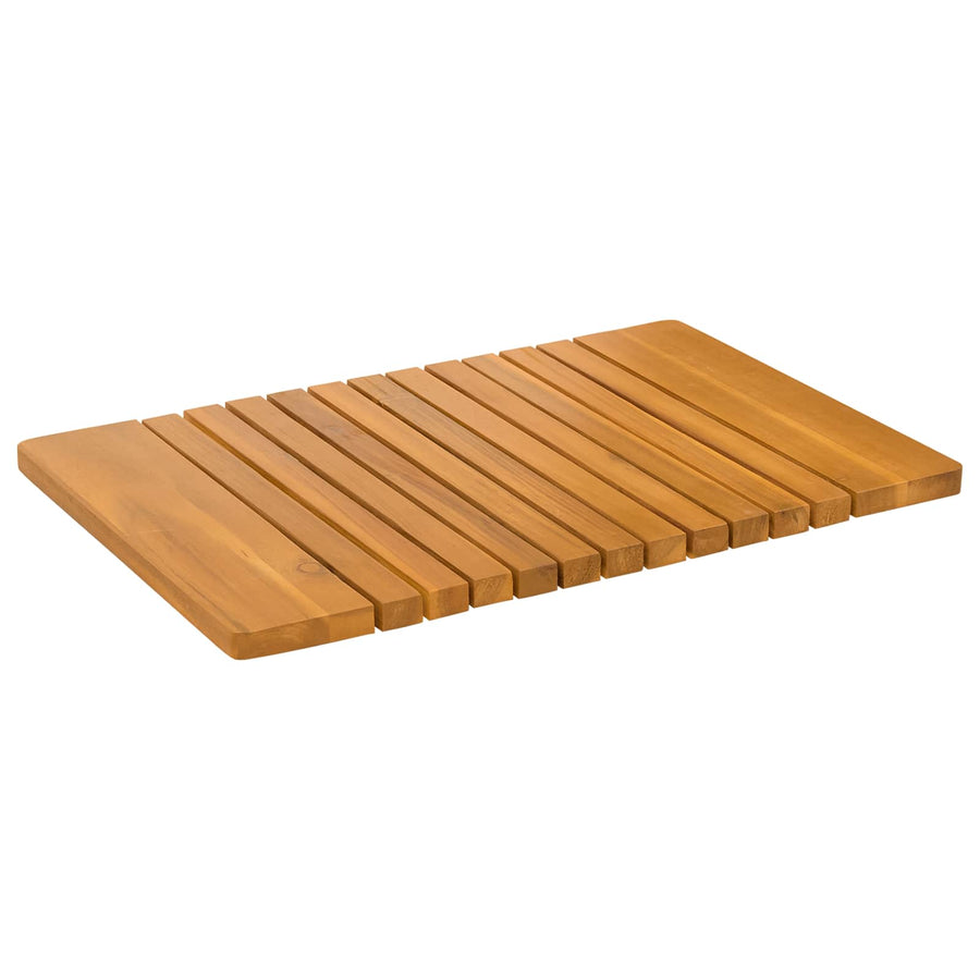 Badmat Effen Bruin 59 x 40 cm Hout
