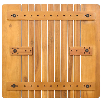 Badmat Effen Bruin 59 x 40 cm Hout