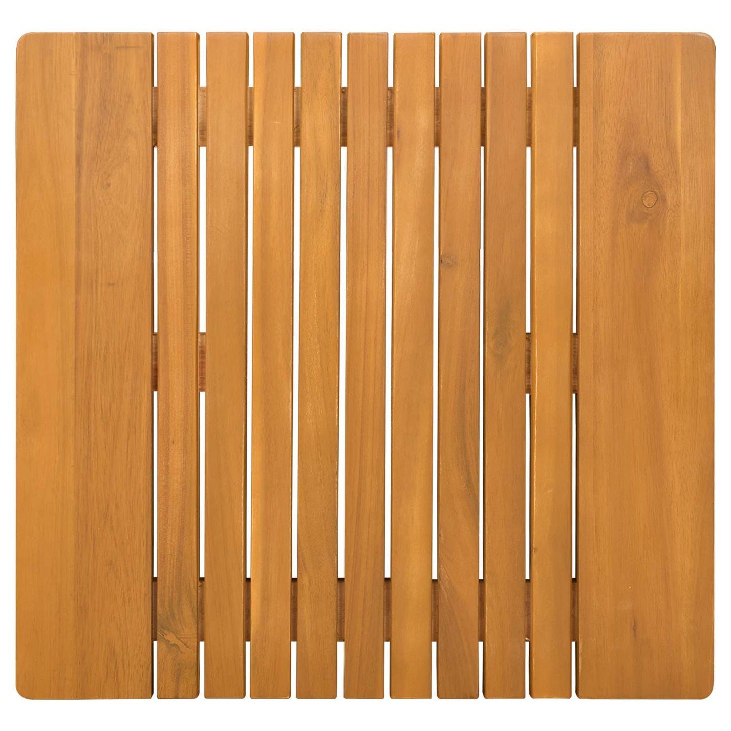 Badmat Effen Bruin 59 x 40 cm Hout