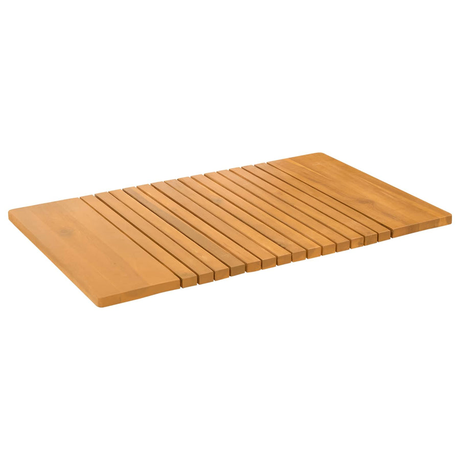 Badmat Effen Bruin 59 x 40 cm Hout