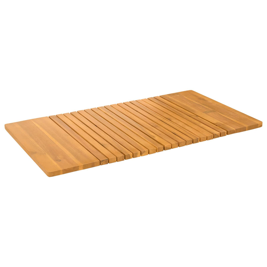 Badmat Effen Bruin 100 x 55 cm Hout