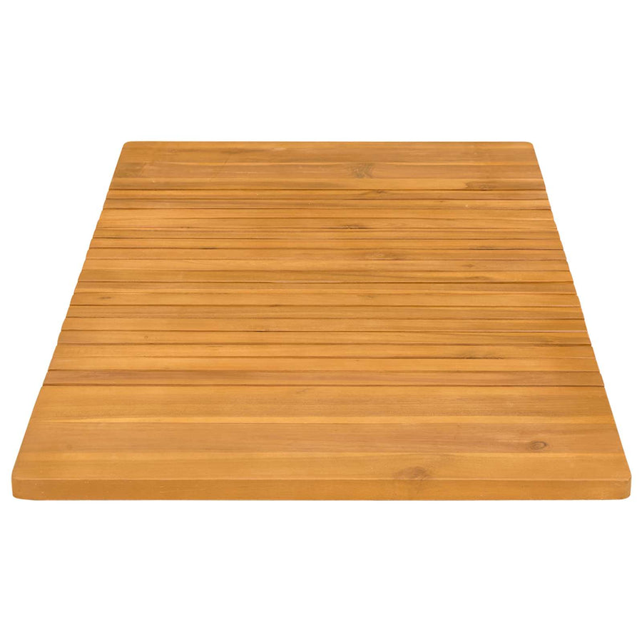 Badmat Effen Bruin 100 x 55 cm Hout