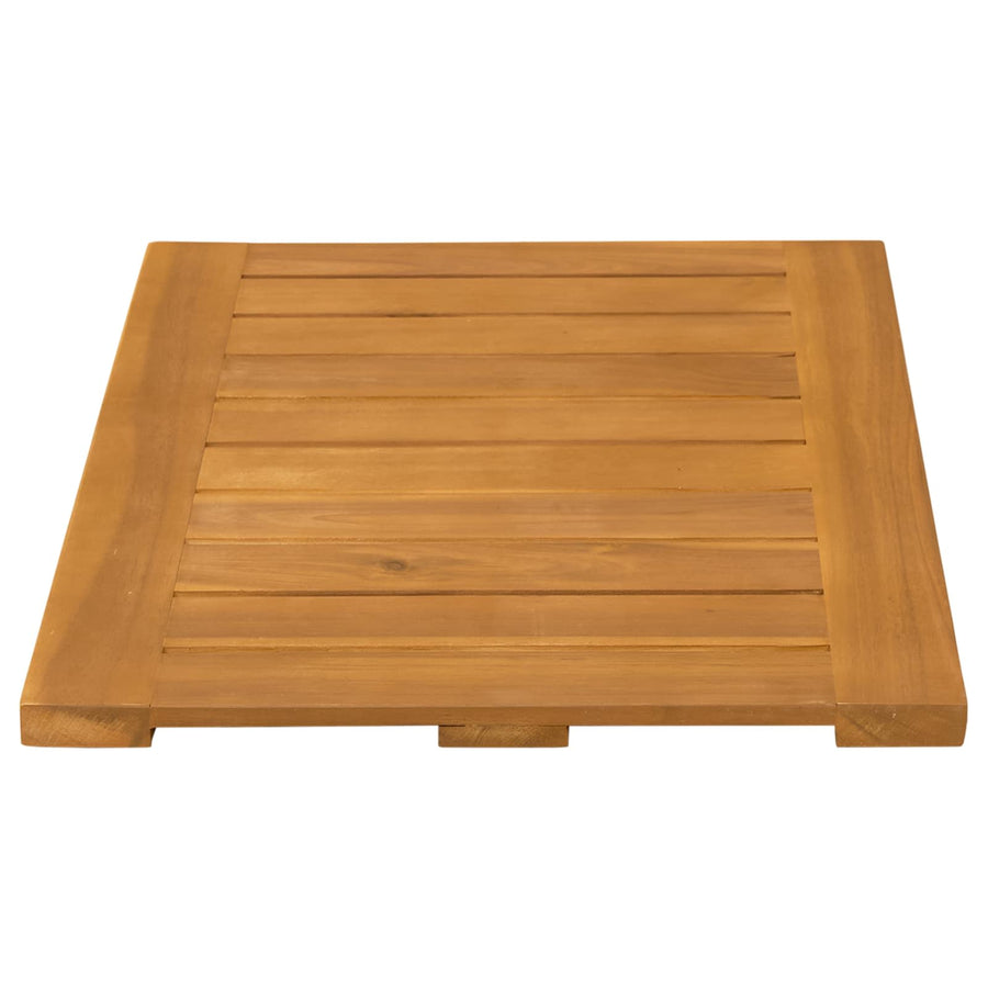 Badmat Effen Bruin 60 x 40 cm Hout