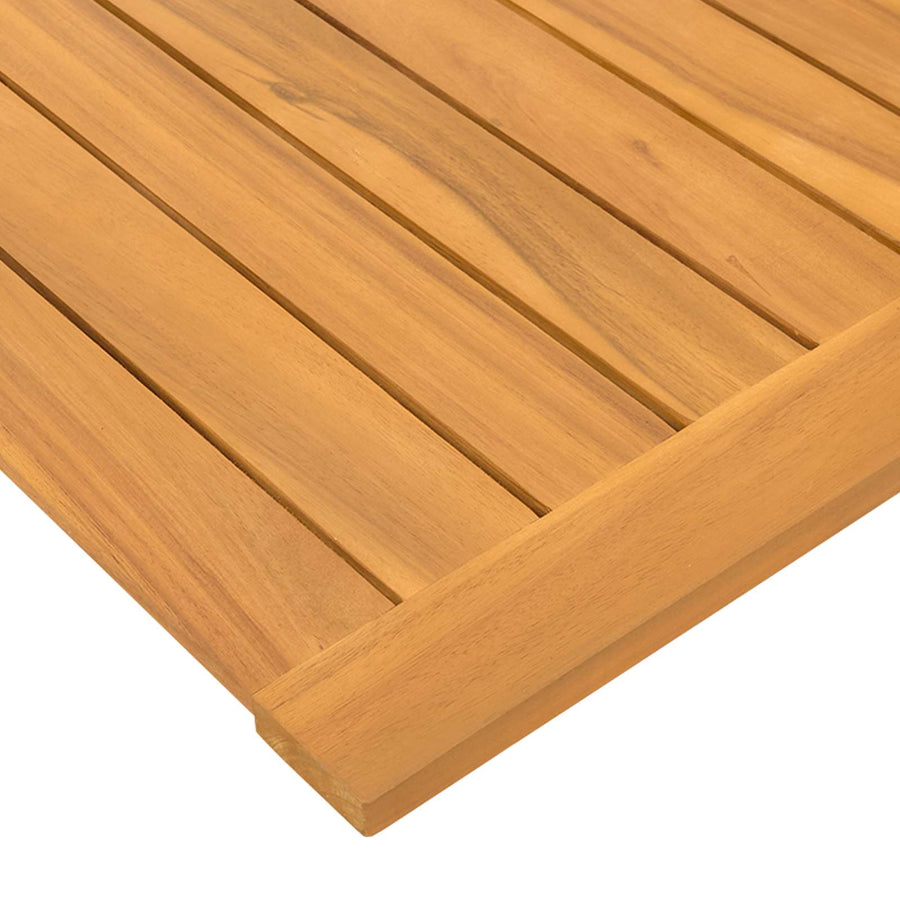 Badmat Effen Bruin 50 x 50 cm Hout