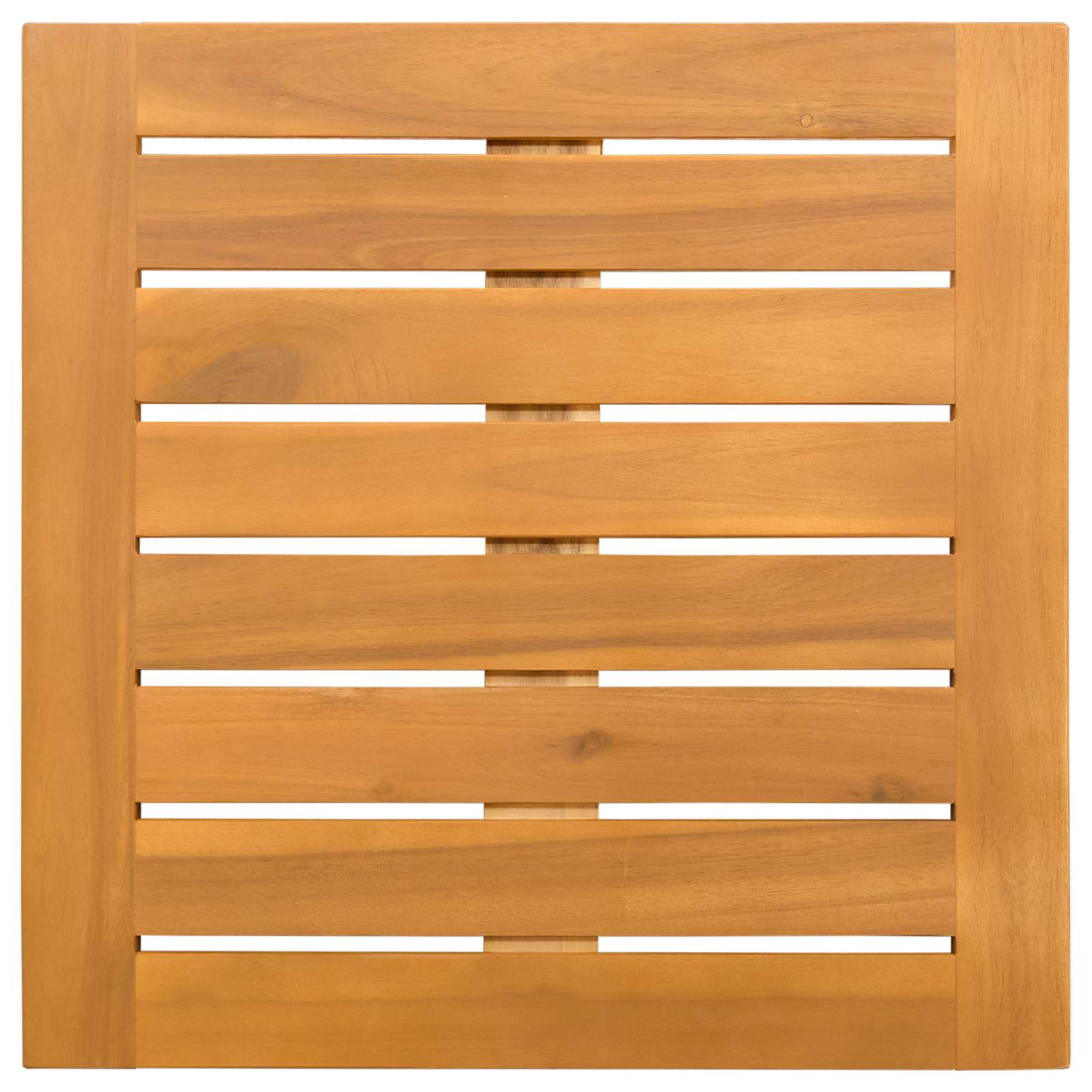 Badmat Effen Bruin 50 x 50 cm Hout