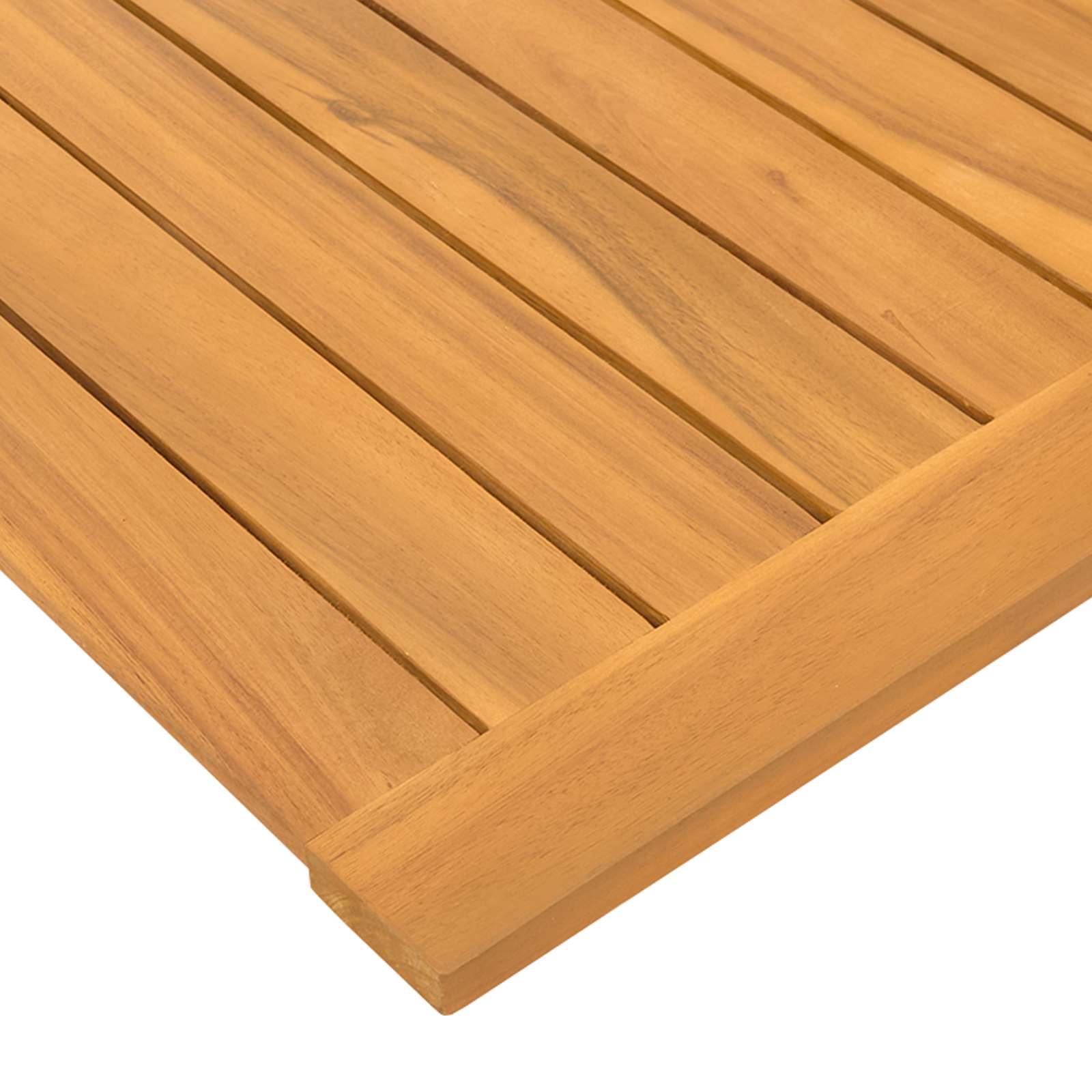 Badmat Effen Bruin 100 x 55 cm Hout
