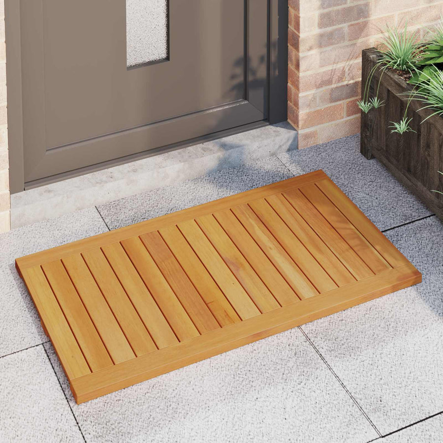Badmat Effen Bruin 100 x 55 cm Hout