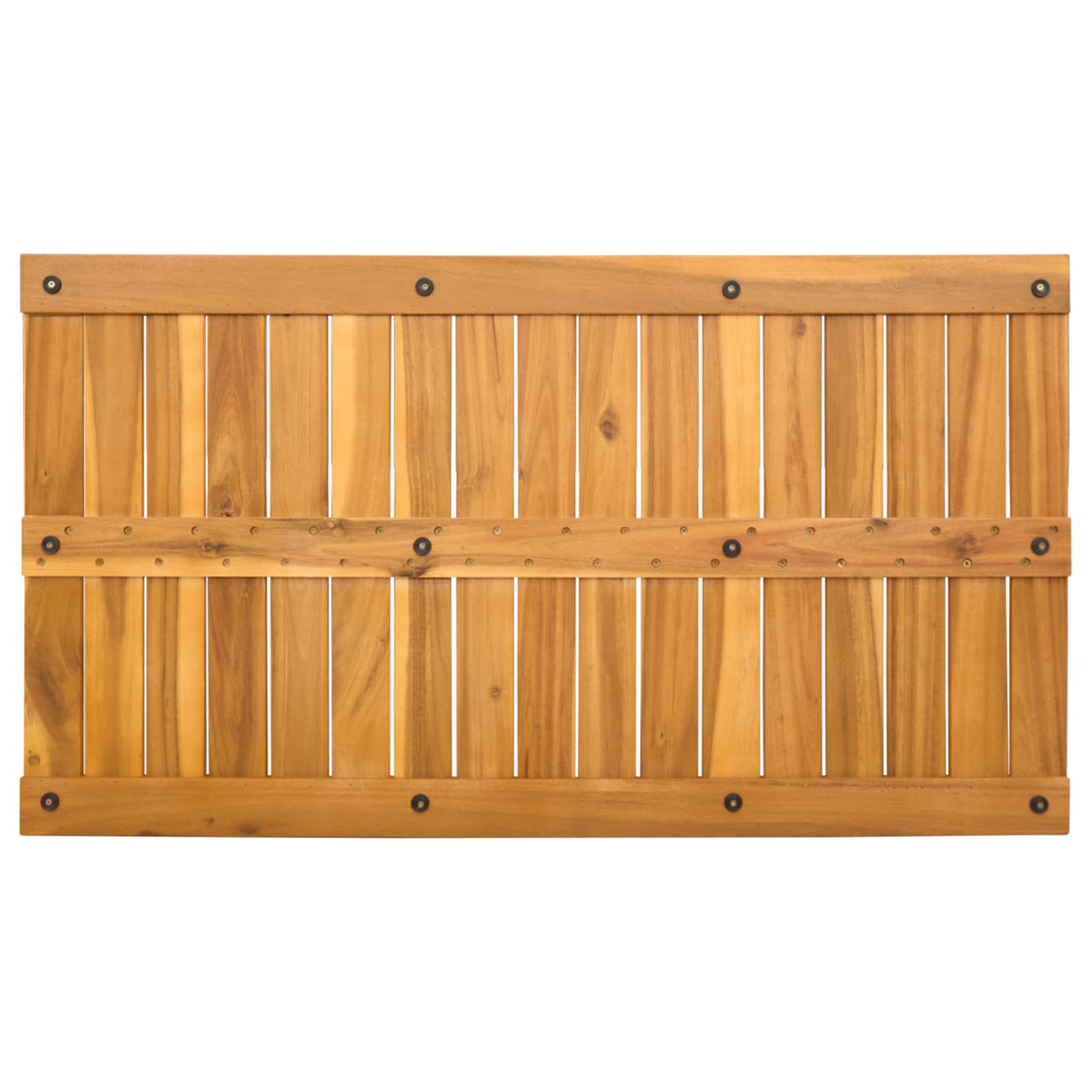 Badmat Effen Bruin 100 x 55 cm Hout