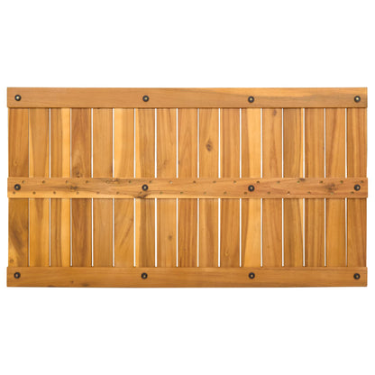 Badmat Effen Bruin 100 x 55 cm Hout