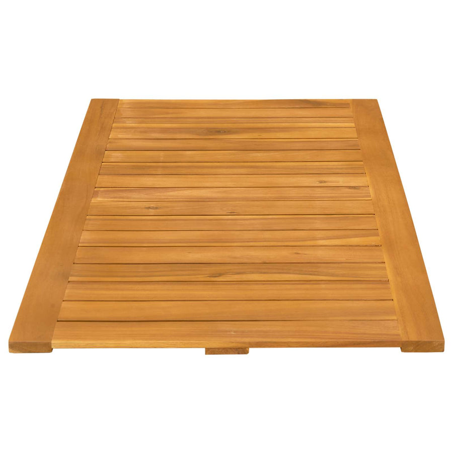 Badmat Effen Bruin 100 x 55 cm Hout