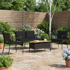 Garden set with cushion steel
