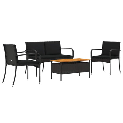 Tuin set met kussen staal