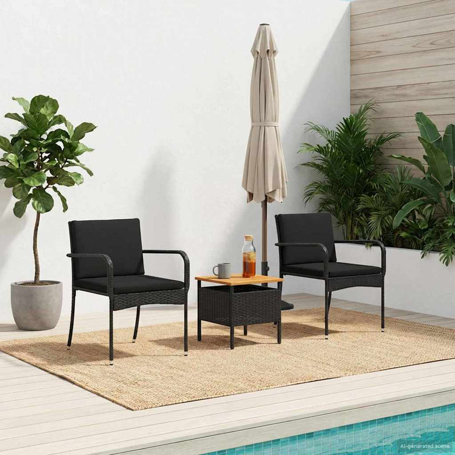 Tuin set met kussen staal