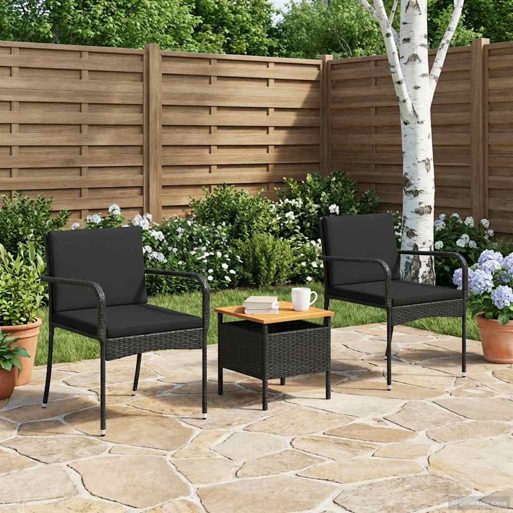 Tuin set met kussen staal