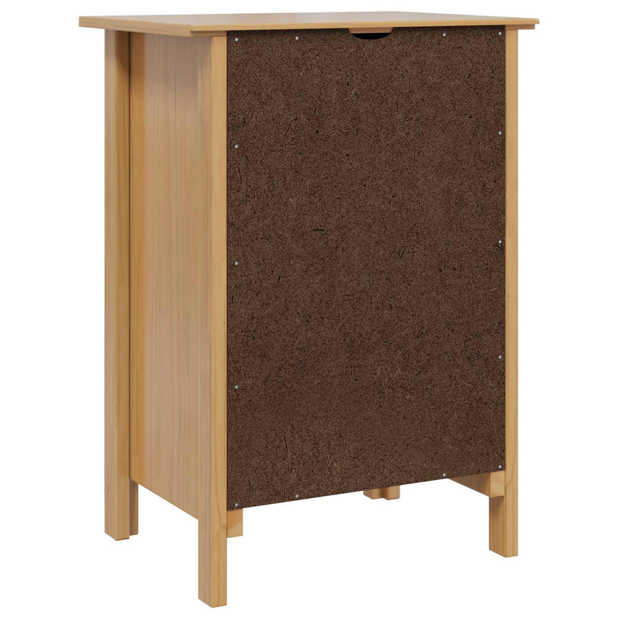 Nachtkastje Honingbruin 46 x 35 x 65 cm Massief Vurenhout
