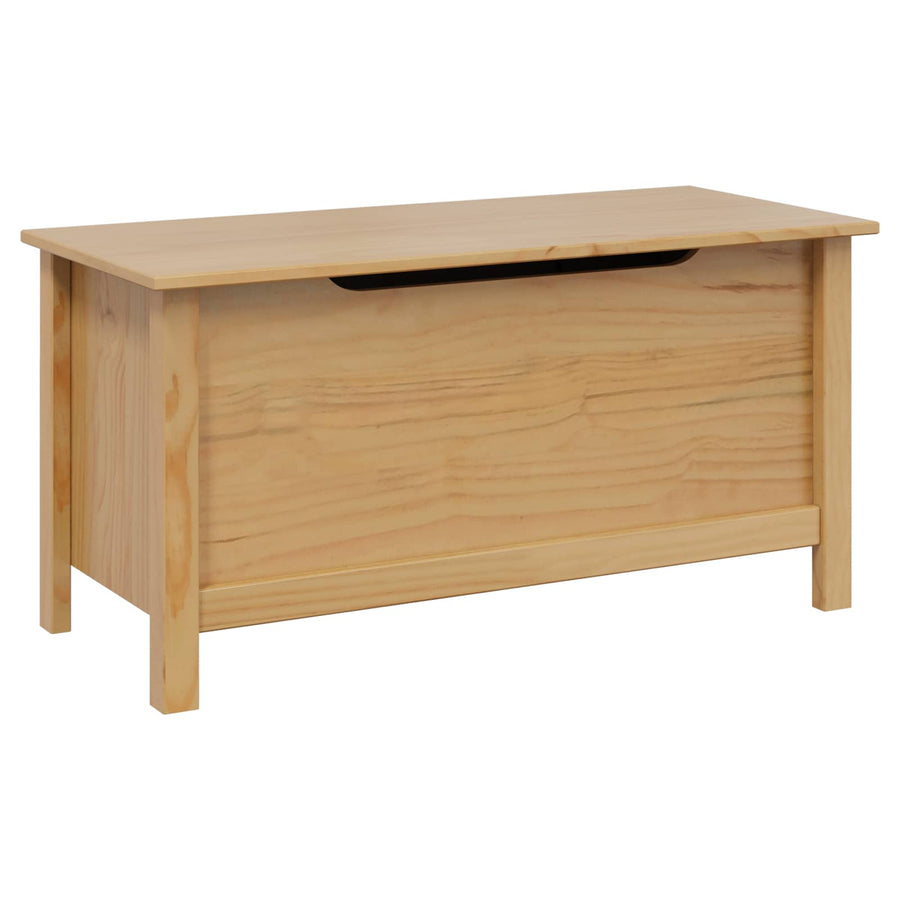Opbergbox Honingbruin 90 x 40 x 45 cm Massief Vurenhout
