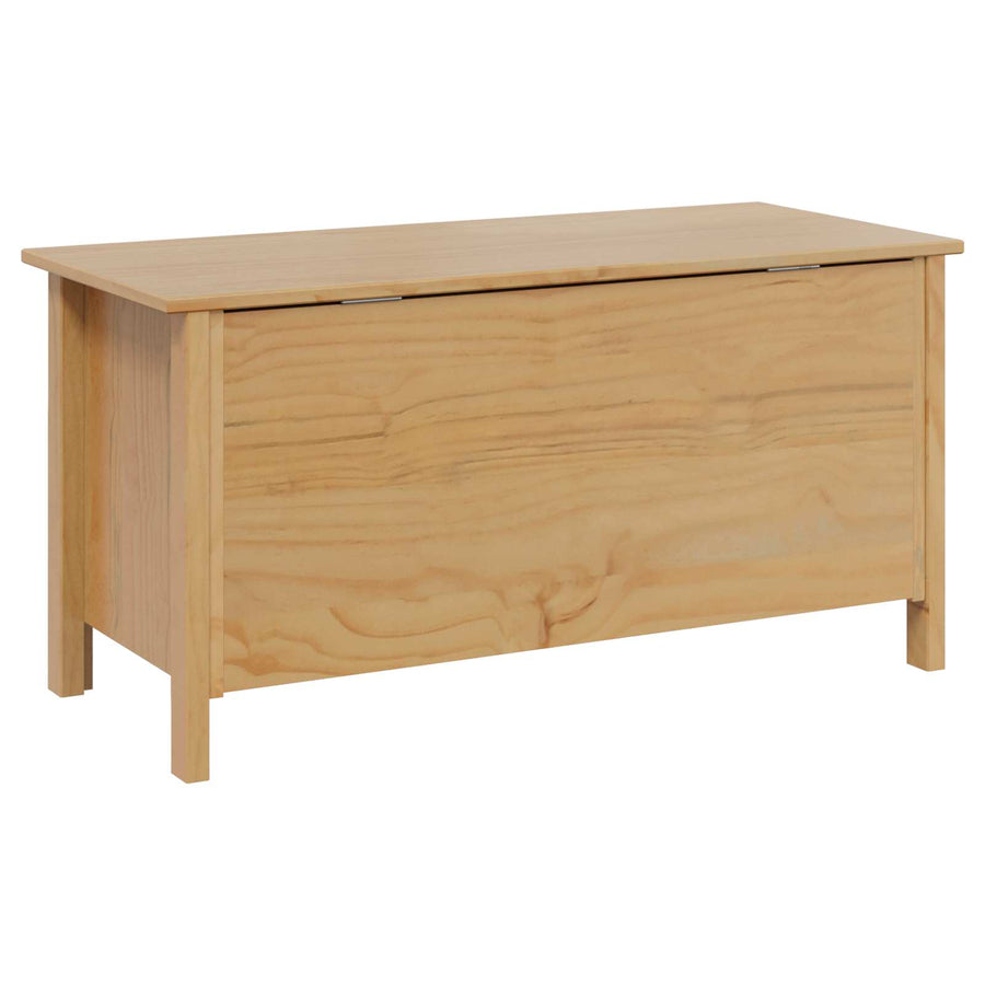 Opbergbox Honingbruin 90 x 40 x 45 cm Massief Vurenhout