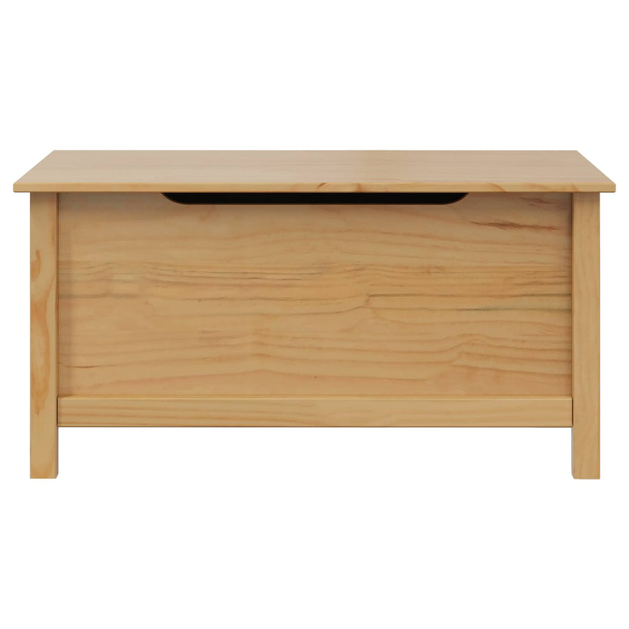 Opbergbox Honingbruin 90 x 40 x 45 cm Massief Vurenhout