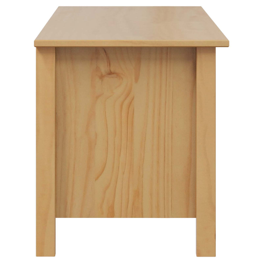 Opbergbox Honingbruin 90 x 40 x 45 cm Massief Vurenhout