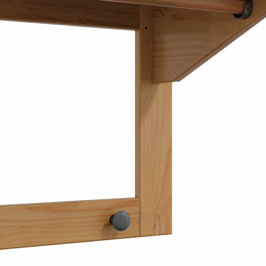 Kapstok Honingbruin 90 x 35 x 41.5 cm Massief Vurenhout