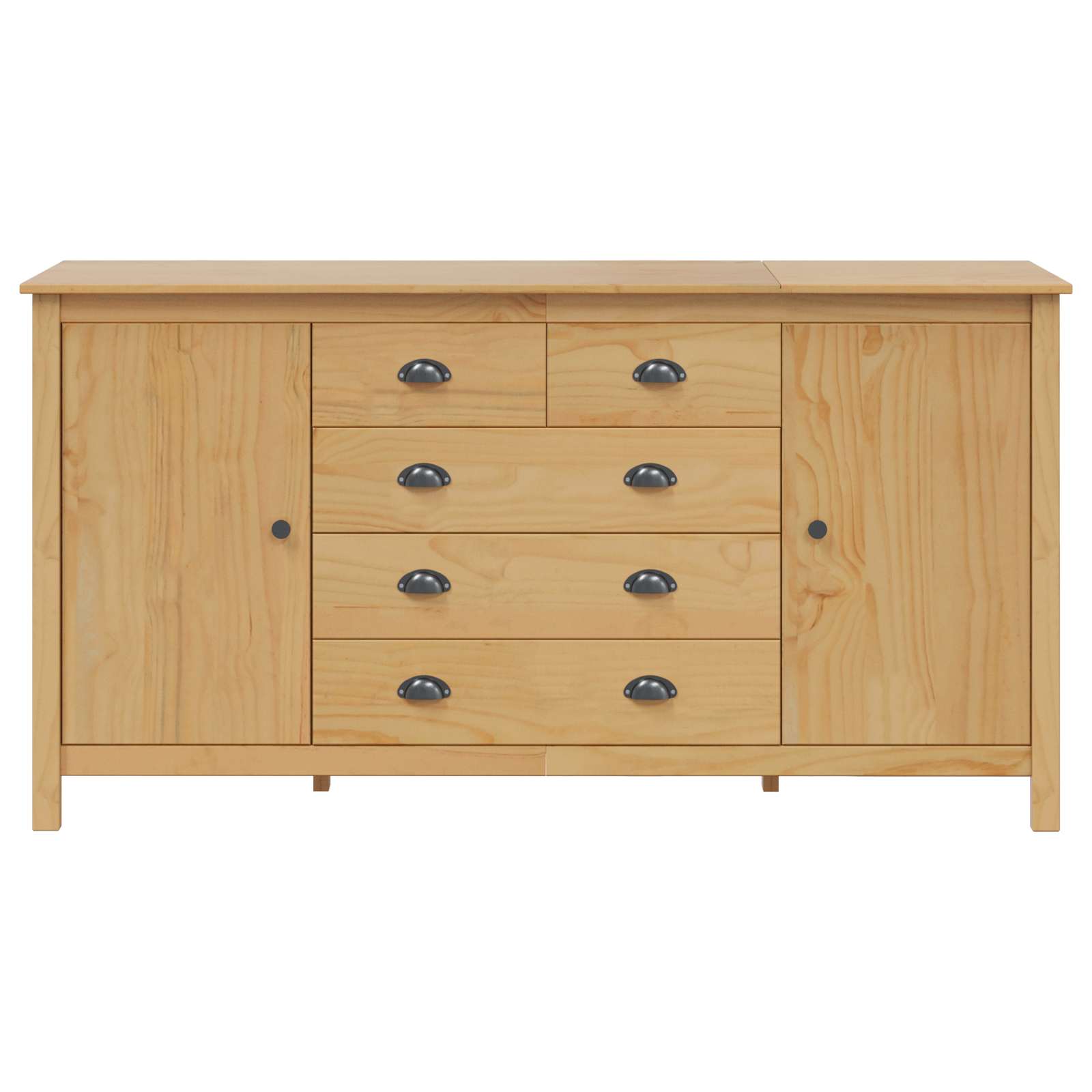 Dressoir HILL Honingbruin 154 x 40 x 80 cm Massief grenenhout