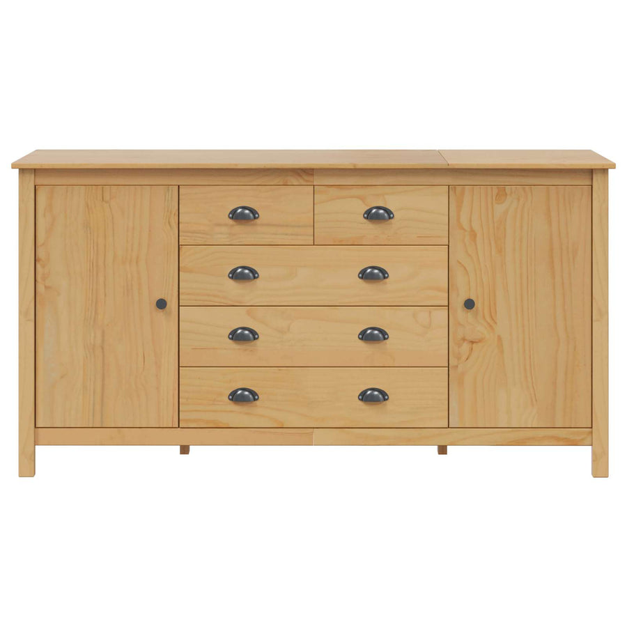 Dressoir HILL Honingbruin 154 x 40 x 80 cm Massief grenenhout